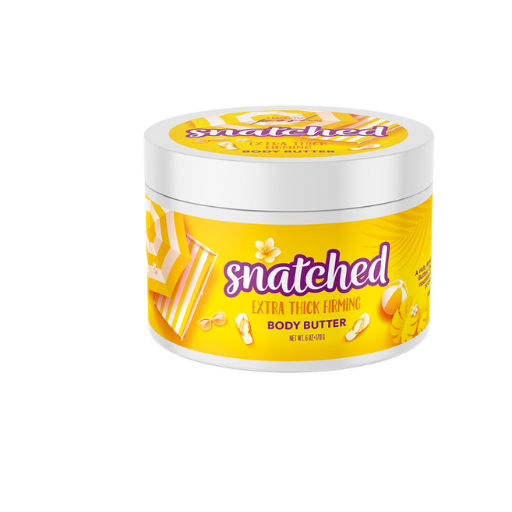 Snatched Body Butter by Perfectly Posh
Ultra-thick firming body butter with caffeine and cupuaçu for smooth, hydrated skin. Warm coconut caramel fragrance.