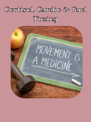 Cortisol, Cardio & Fuel Timing: Why Working Harder Isn’t Working After 40